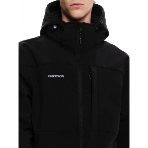 Emerson Men’s Soft Shell Jacket With Detachable Hood