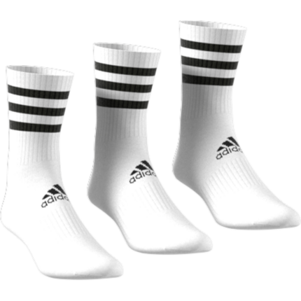 adidas 3-Stripes Cushioned Crew Socks