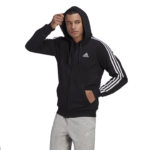 adidas Essentials Fleece 3-Stripes Full-Zip Hoodie