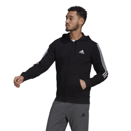 adidas Essentials Fleece Cut 3-Stripes Track Jacket