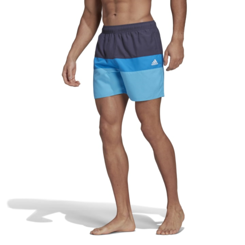 adidas Short-Length Colorblock Swim Shorts