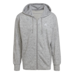 adidas Mélange Full-Zip Hooded Sweatshirt
