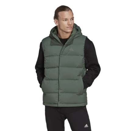 adidas Helionic Hooded Down Vest