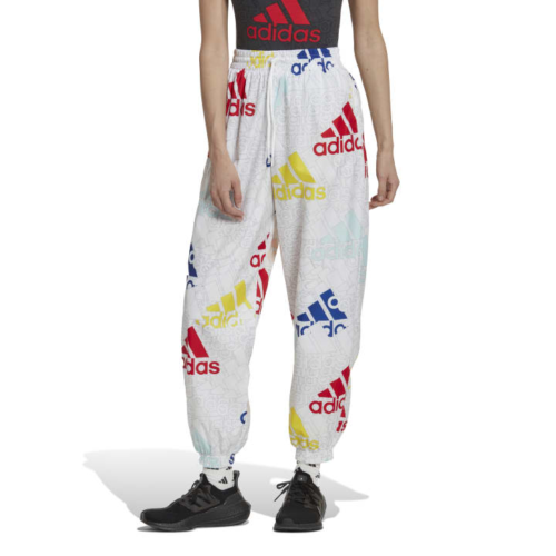 adidas Essentials Multi-Colored Logo Loose Fit Woven Pants