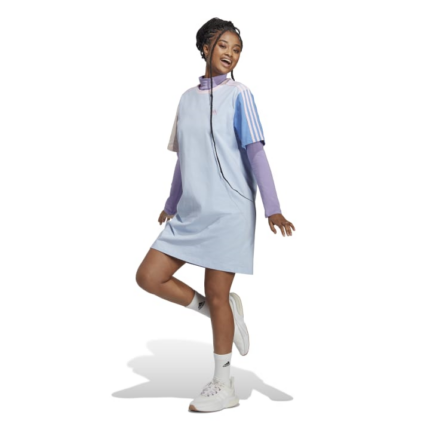 adidas Essentials 3-Stripes Single Jersey Boyfriend Tee Dress
