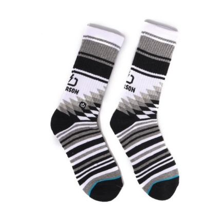 Emerson Geometrical Pattern Crew Socks