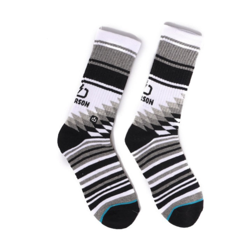 Emerson Geometrical Pattern Crew Socks