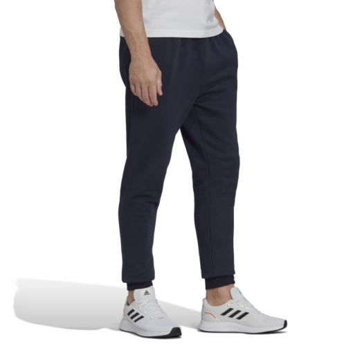 adidas Essentials Fleece Regular Tapered Pants Navy Blue