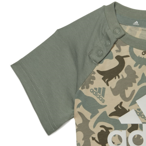 adidas Dino Camo Allover Print Tee and Short Set