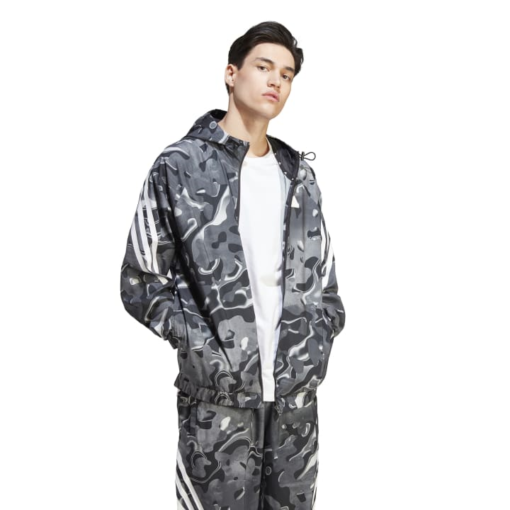 adidas Future Icons Allover Print Full-Zip Hoodie