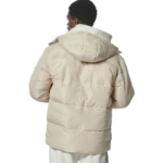 Body Action Puffer Jacket With Detachable Hood French Oak Beige
