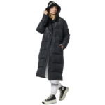 Body Action Longline Guilted Puffer Black