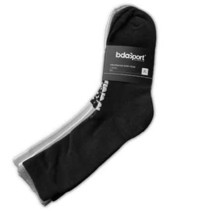 Body Action Crew Socks 3P Multicolor