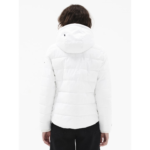 Emerson Puffer Jacket With Removable Hood White