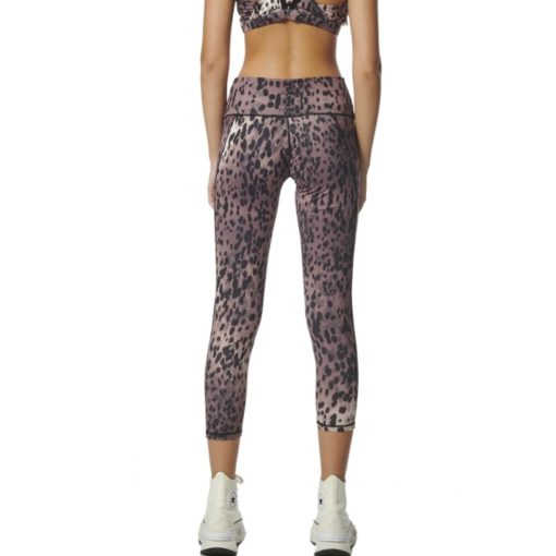Body Action High-Waisted 7/8 Leggings Spotted Brown