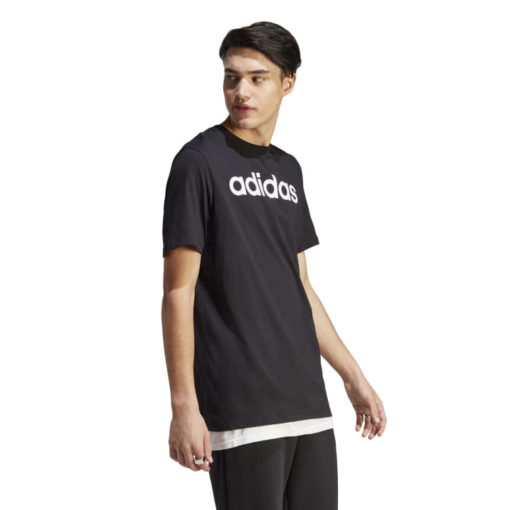 adidas Essentials Single Jersey Linear Embroidered Logo Tee