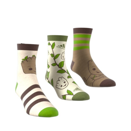 adidas Marvel's I Am Groot Crew Socks 3 Pairs Kids