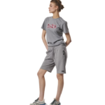 Body Action Essential Bermuda Shorts Silver Grey