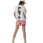 Body Action Natural Dye Terry Shorts Coral Pink