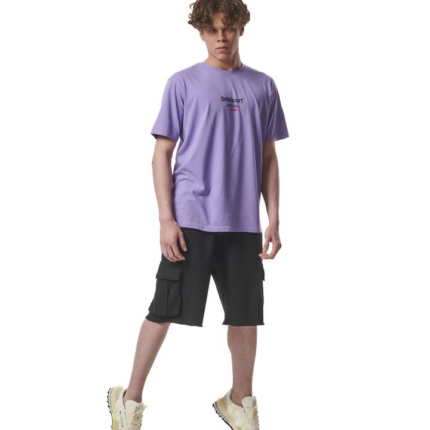 Body Action Natural Dye Cargo Bermuda Black