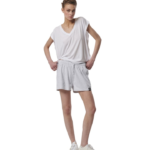 Body Action Natural Dye Oversized Top White