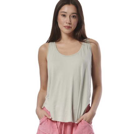Body Action Natural Dye Tanktop Quiet Grey