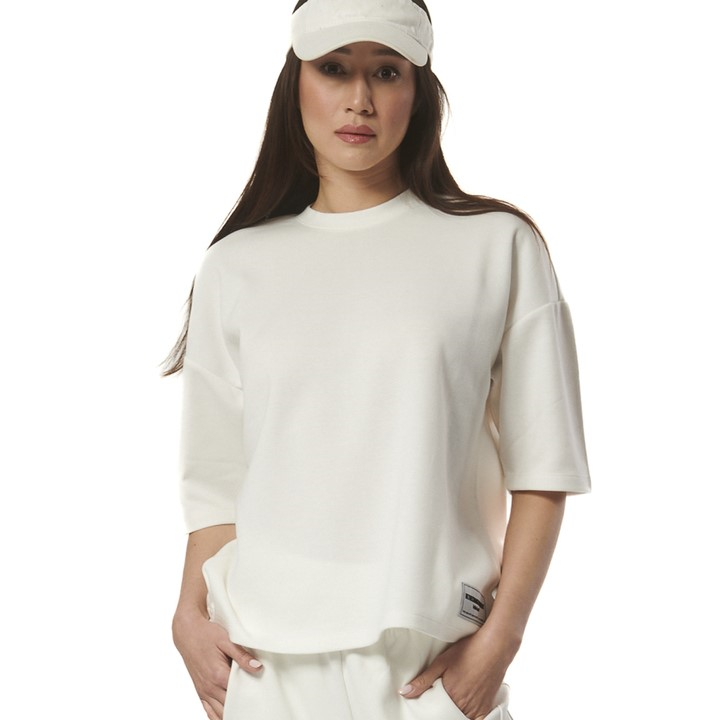 Body Action Lifestyle Oversized T-Shirt Star White