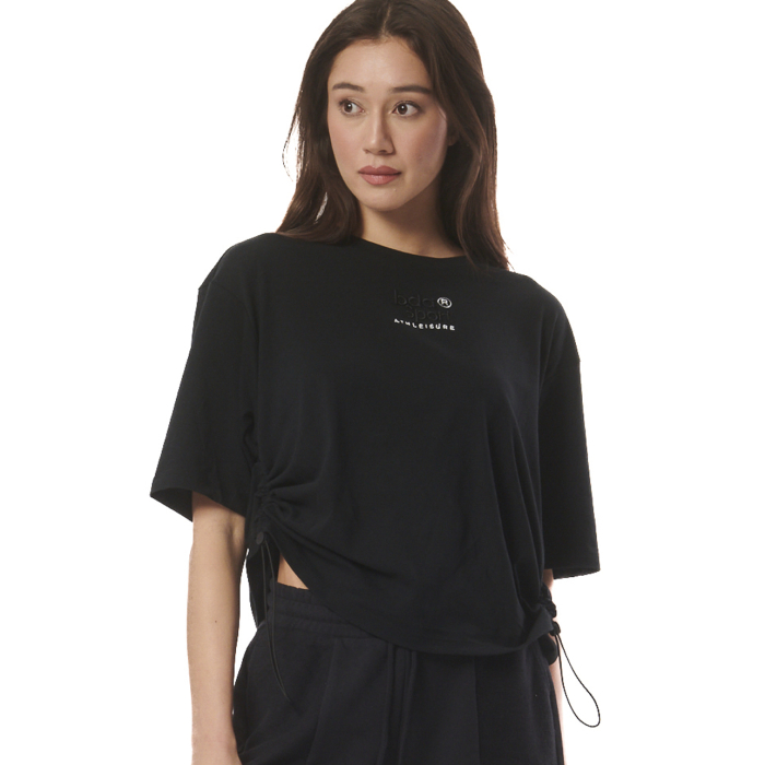 Body Action Drawcords Loose Tee Black