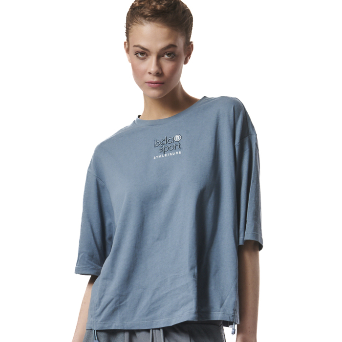 Body Action Drawcords Loose Tee Blue Mirage