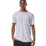 Body Action Natural Dye Short Sleeve T-Shirt White