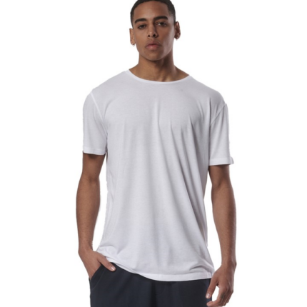 Body Action Natural Dye Short Sleeve T-Shirt White