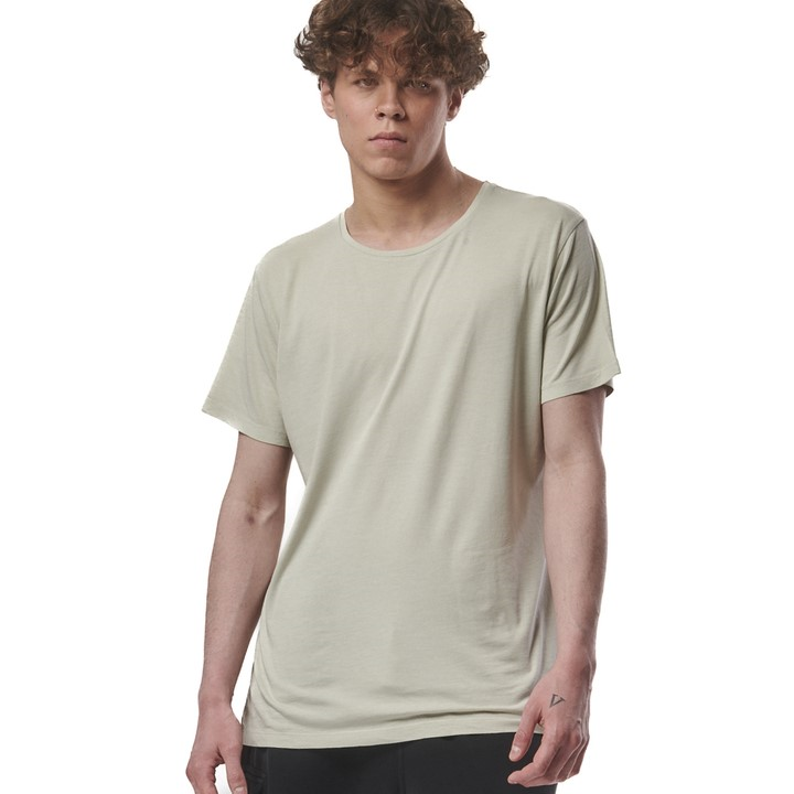 Body Action Natural Dye Short Sleeve T-Shirt Quiet Grey