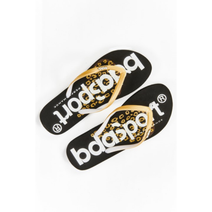 Body Action Summer Beach Flip Flops Black