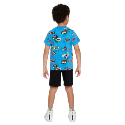 Nike Sportswear Allover Print French Terry Shorts Set