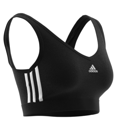 adidas Essentials 3-Stripes Crop Top With Removable Pads