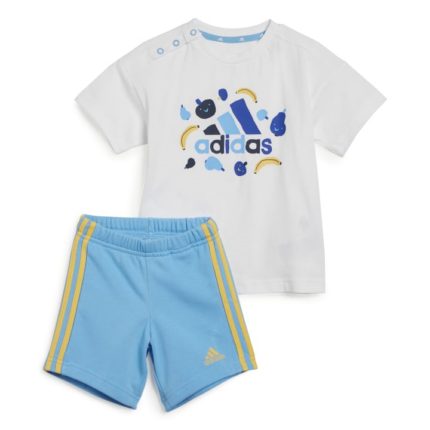 adidas Essentials Allover Print Tee Set Kids