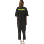 Body Action Tech Fleece Cropped Track Pant Black