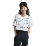 adidas Brand Love Cropped Tee Kids