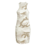 adidas Essentials 3-Stripes Camo Print Racer Back Tank Dress