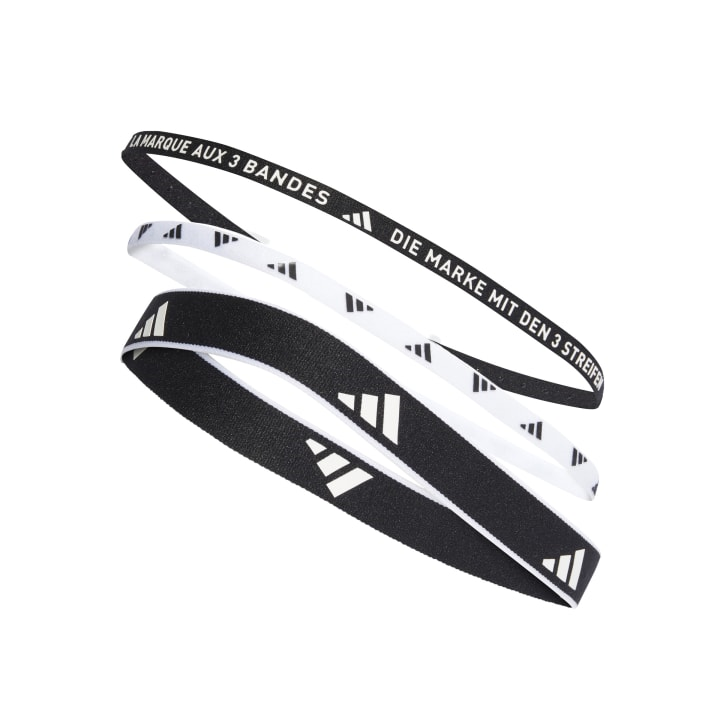 adidas Multiple Width Training Headbands 3 Per Pack