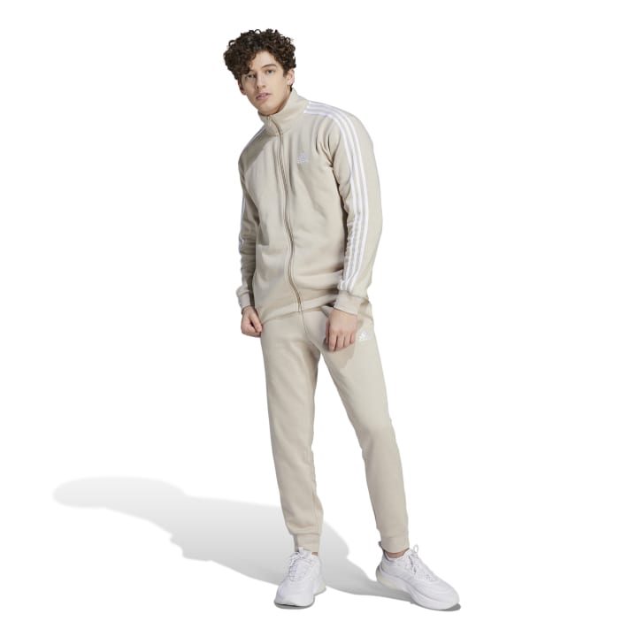 adidas Basic 3-Stripes Fleece Track Suit