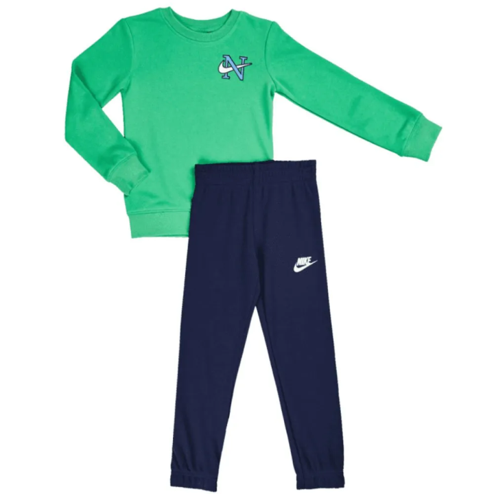 Nike B NSW Crew + FT Jogger Set