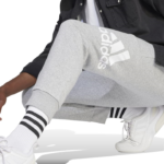 adidas Essentials Fleece Tapered Cuff Big Logo Pants