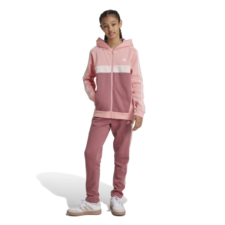 adidas Tiberio 3-Stripes Colorblock Fleece Track Suit Kids