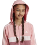 adidas Tiberio 3-Stripes Colorblock Fleece Track Suit Kids