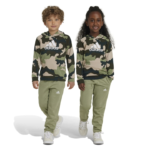 adidas Essentials Allover Print Hoodie Set Kids