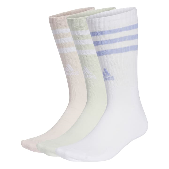 adidas 3-Stripes Cushioned Crew Socks 3 Pairs