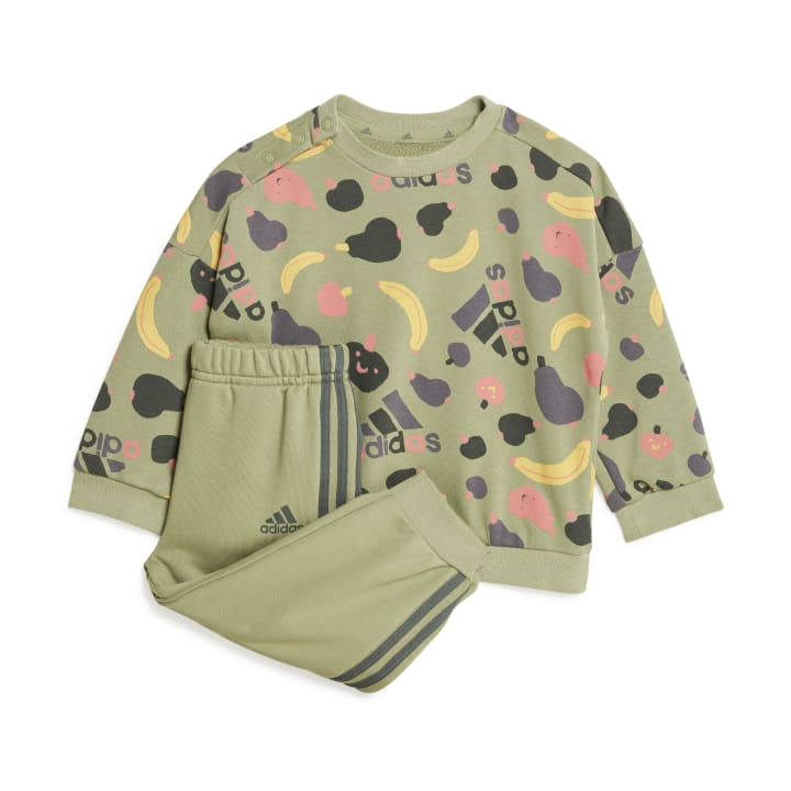 adidas Essentials Allover Print Jogger Set Kids