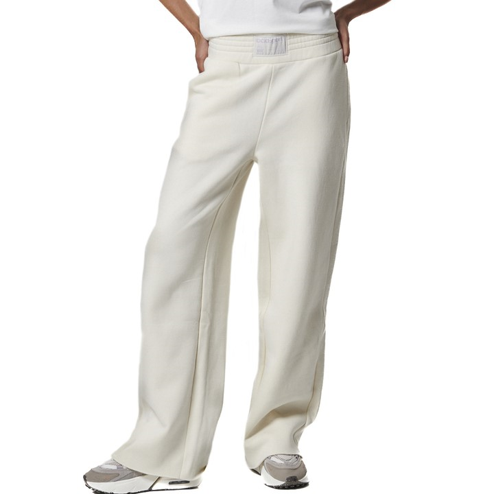 Body Action Active High Waist Flare Fit Pants Star White