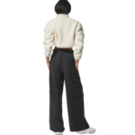 Body Action Wide Leg Cargo Pants Black